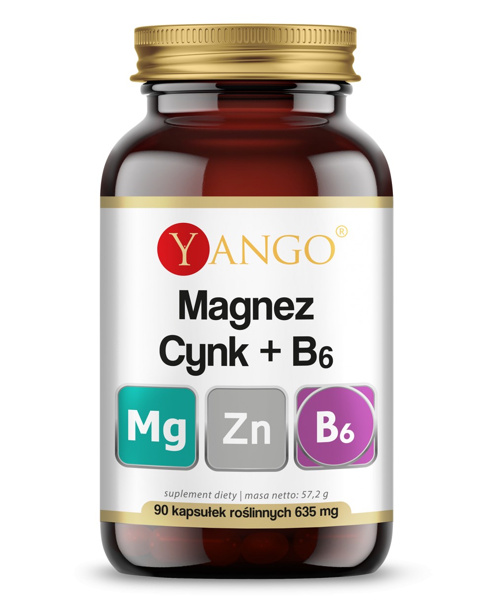 Magnez + Cynk + B6 - 90 kaps.