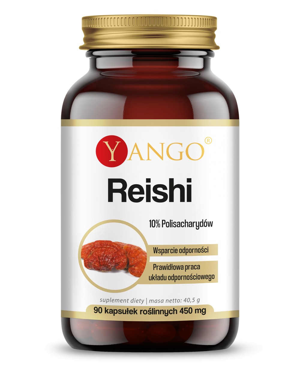 Reishi - ekstrakt 10% polisacharydów - 90 kaps.