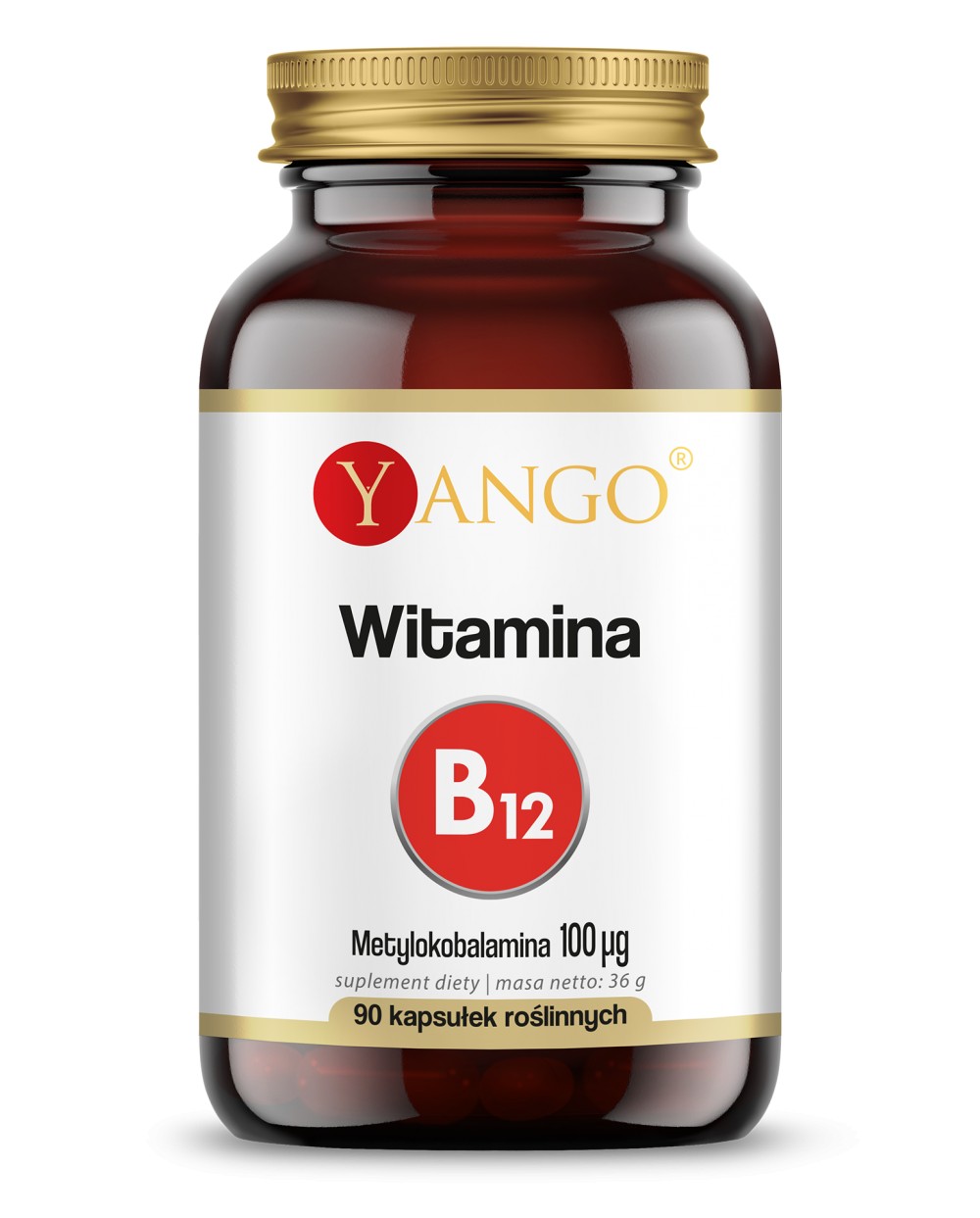 Witamina B12 - Metylokobalamina 100 µg - 90 kaps.