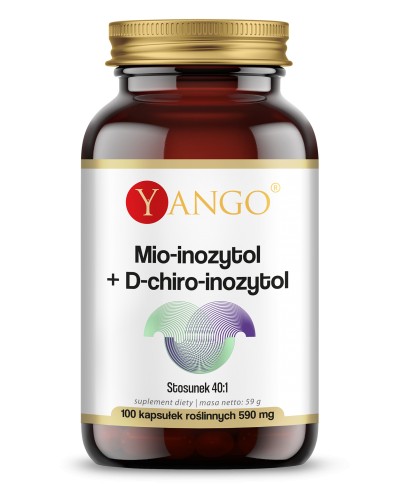 Mio-inozytol + D-chiro-inozytol - YANGO - 100 kapsułek